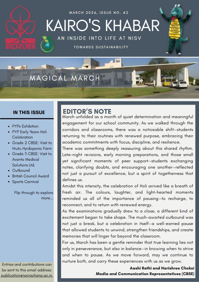 Cover of Kairo's Khabar March 2026